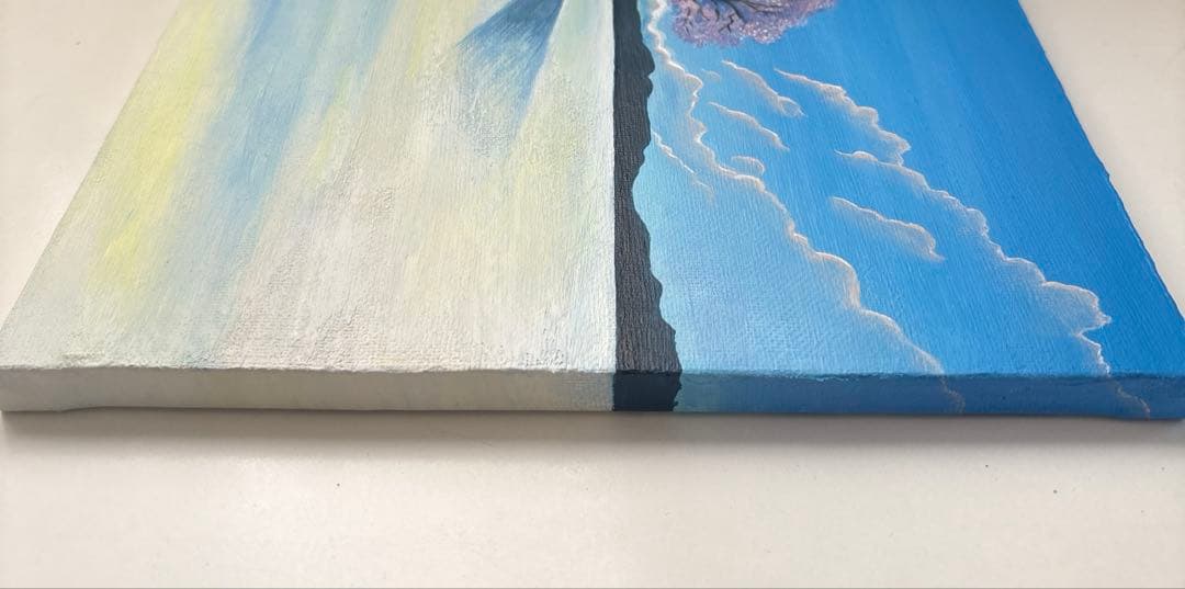 sakura アクリル画