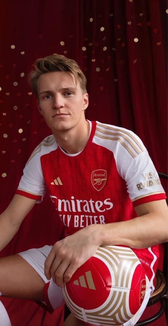 【正規品・美品】アーセナル ウーデゴール23/24 ユニフォーム　日本XL