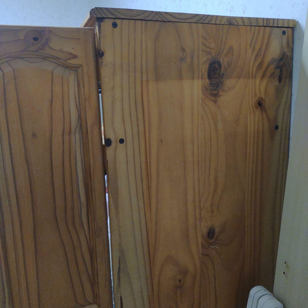 アンティーク　木製タンス ナチュラルウッド　たっぷり収納