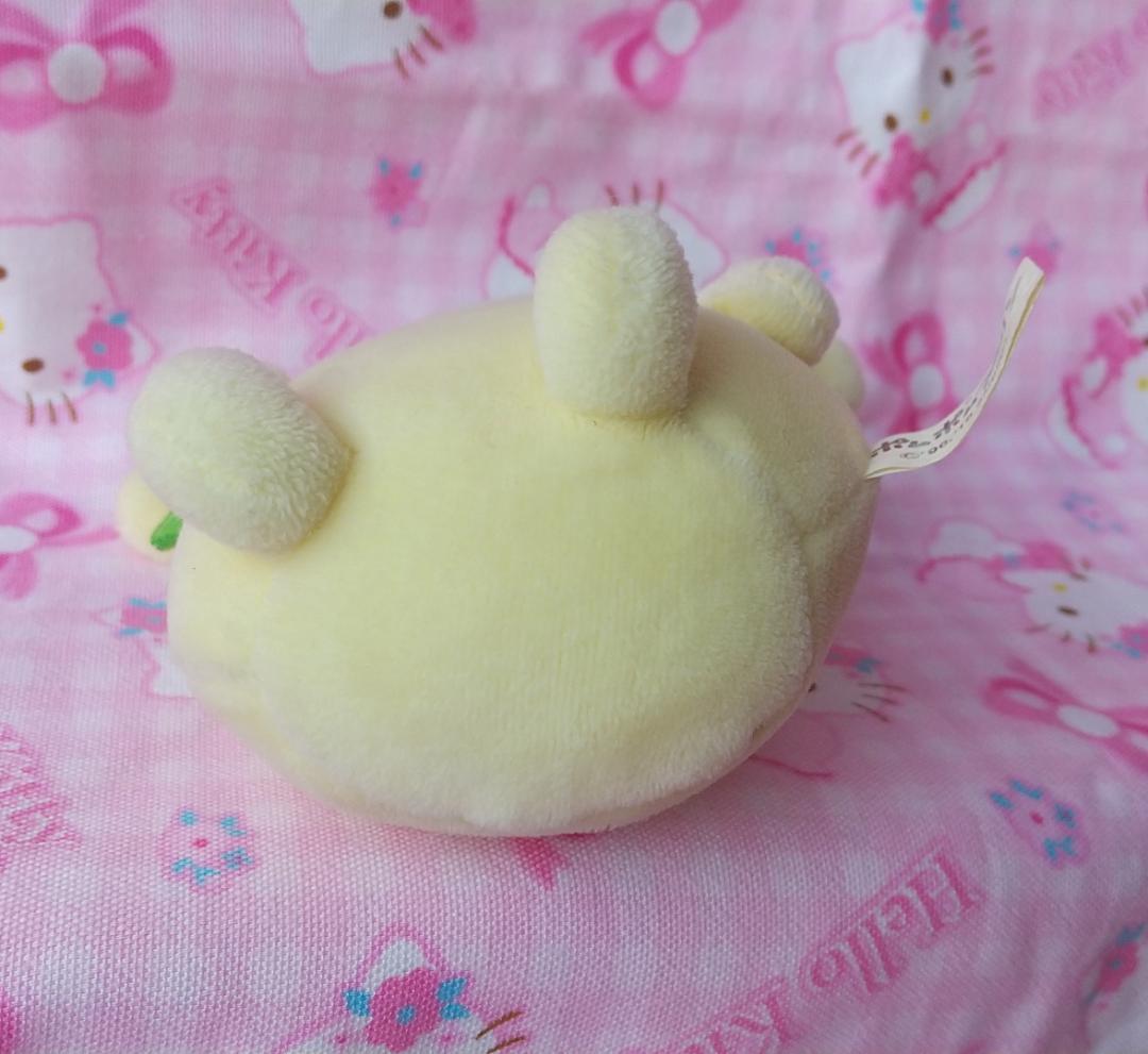 ポムポムプリン　ぬいぐるみ　マスコット　キーホルダー　お花　葉っぱ　レトロ