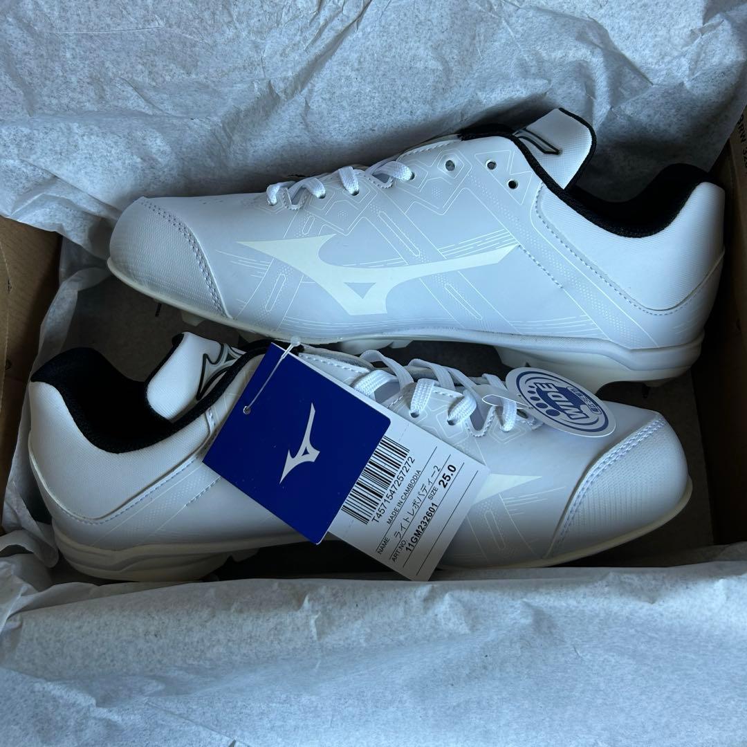 ミズノ　野球スパイク　25.0㎝　ライトレボバディー2