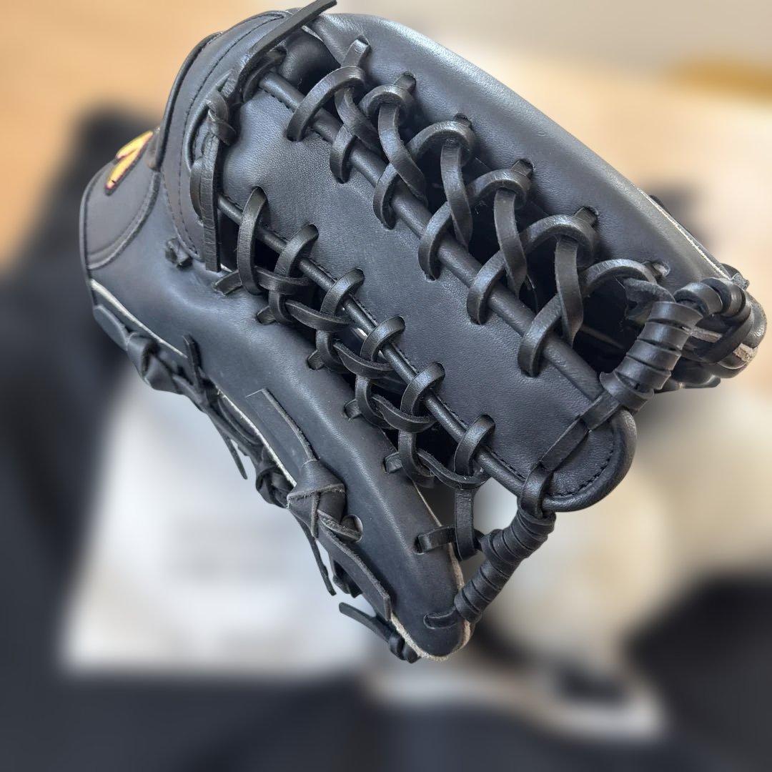 HATAKEYAMA TH-177WB 軟式用グローブ 黒 1985