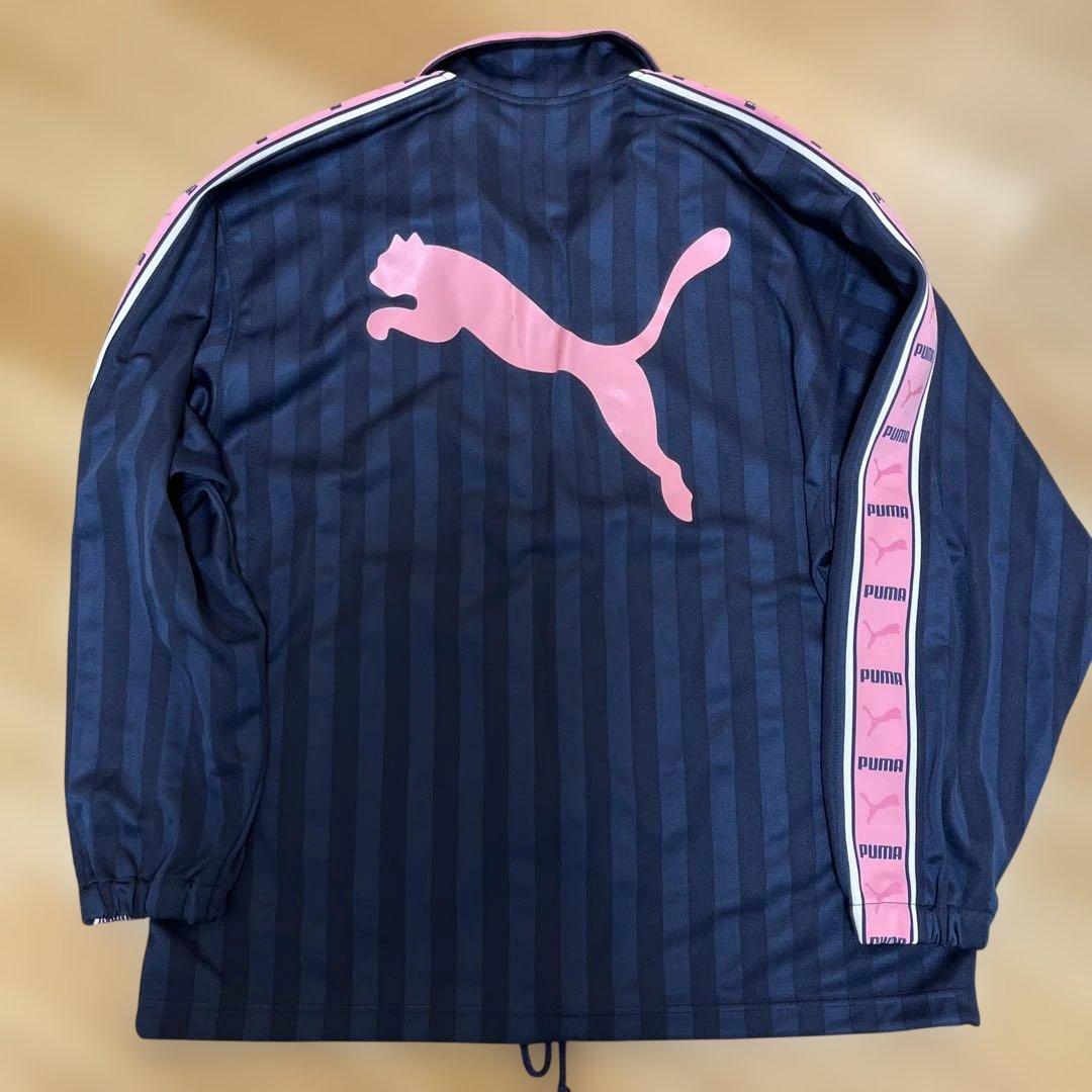 【美品】希少 PUMAプーマ　ネイビー　ピンク　プージャ　y2k