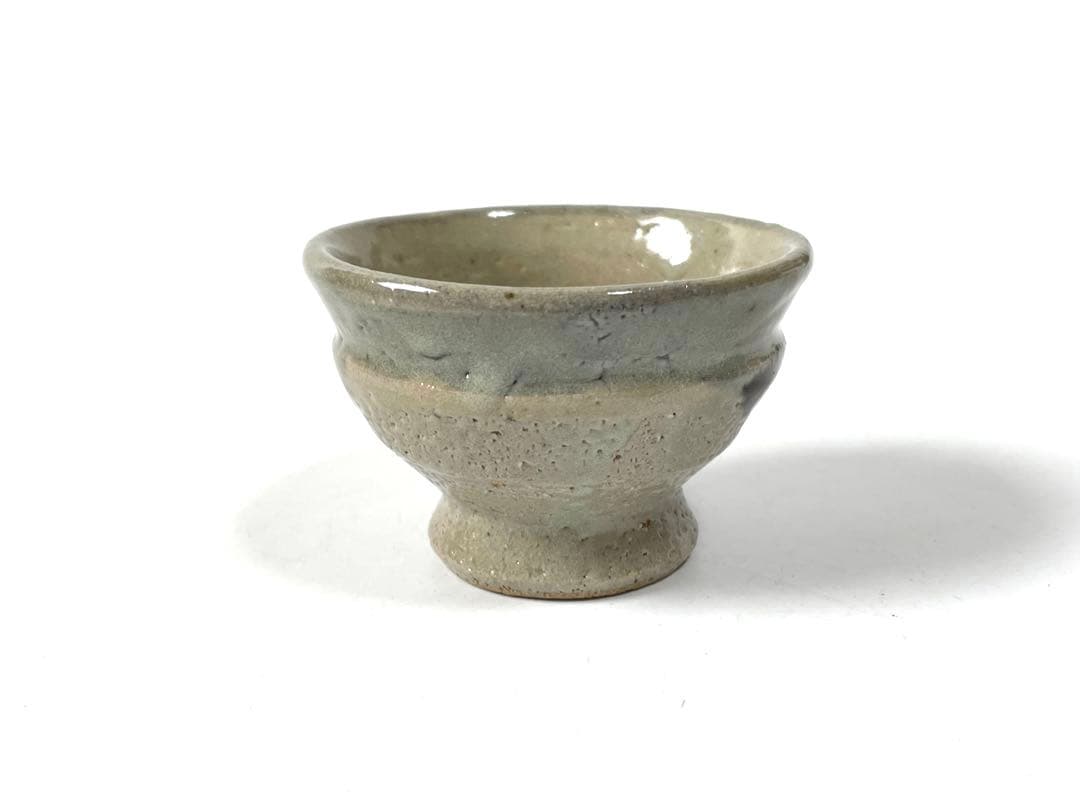 陶芸家　人間国宝　濱田庄司　浜田庄司　鉄絵　胴紐　盃　ぐい呑　酒器　共箱　益子焼