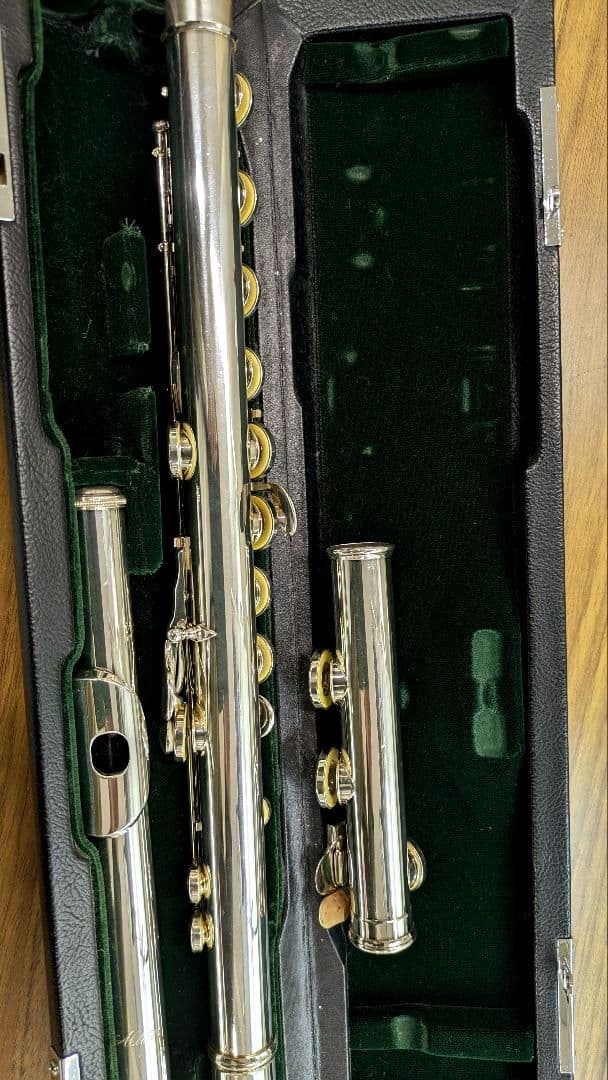 Altus フルート A1007 頭部管・管体、銀製 ケース キャリーバッグ