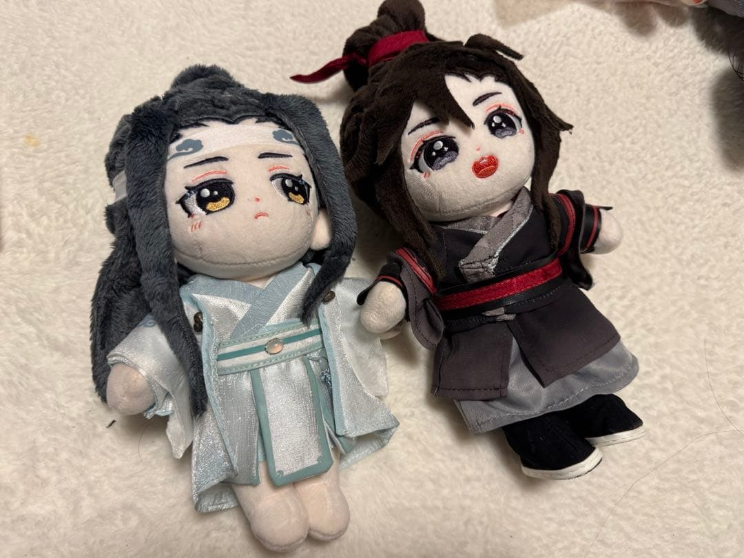 【公式品】魔道祖師 minidoll 忘羡セット ぬいぐるみ2体 衣装付き