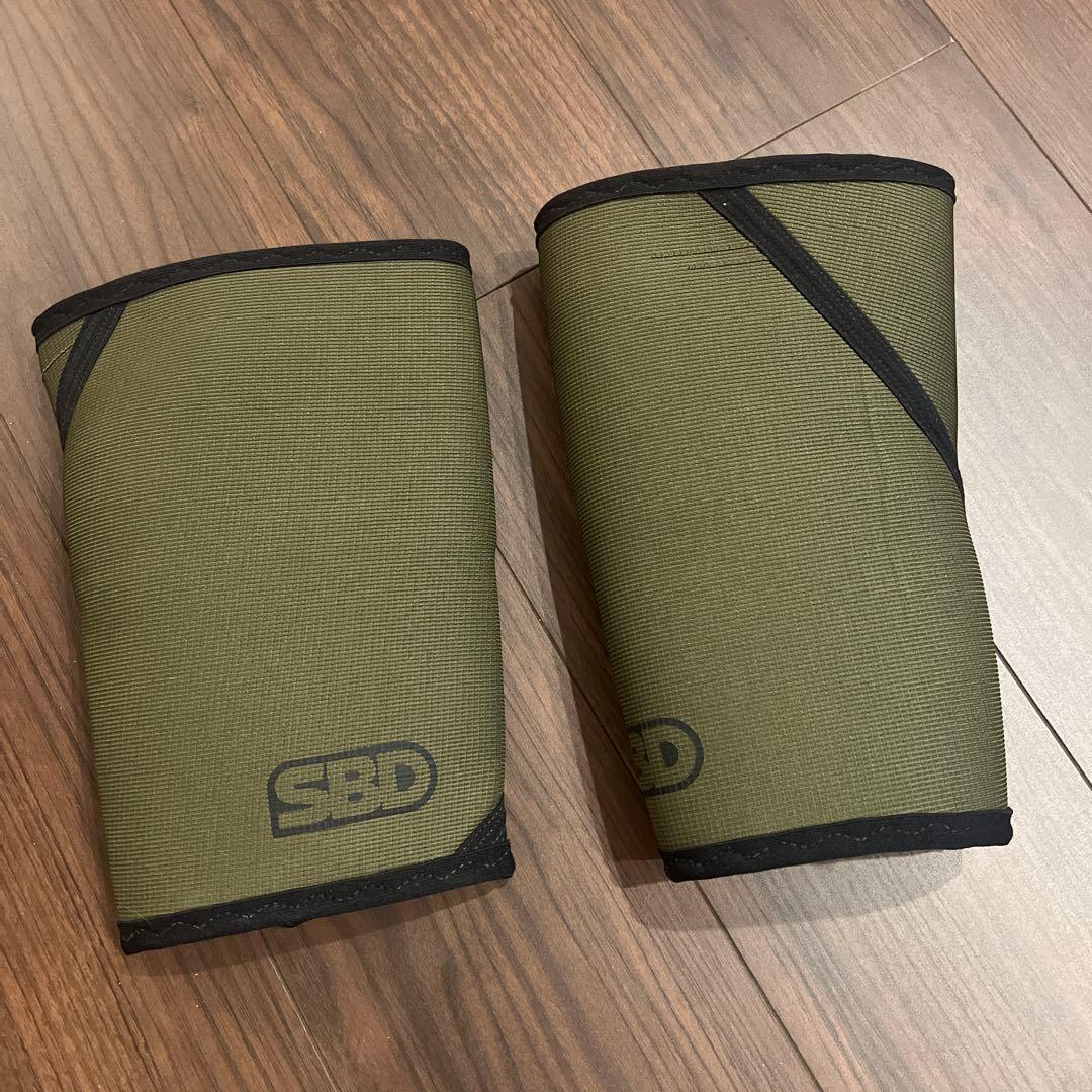 SBD ニースリーブ　オリーブグリーン Lサイズ