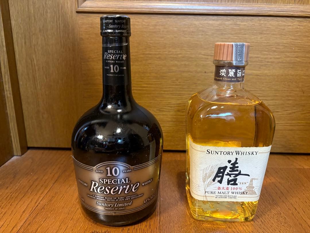ウイスキー　Special Reserve10year＆膳の2本セット