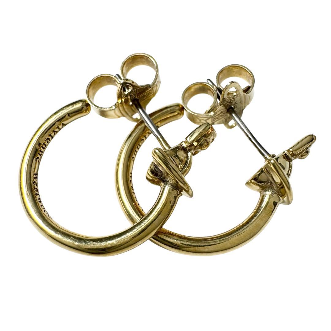 ⭐️美品⭐️ ヴィヴィアンウエストウッド ヴェラ オーブ フープ ピアス 2個セット