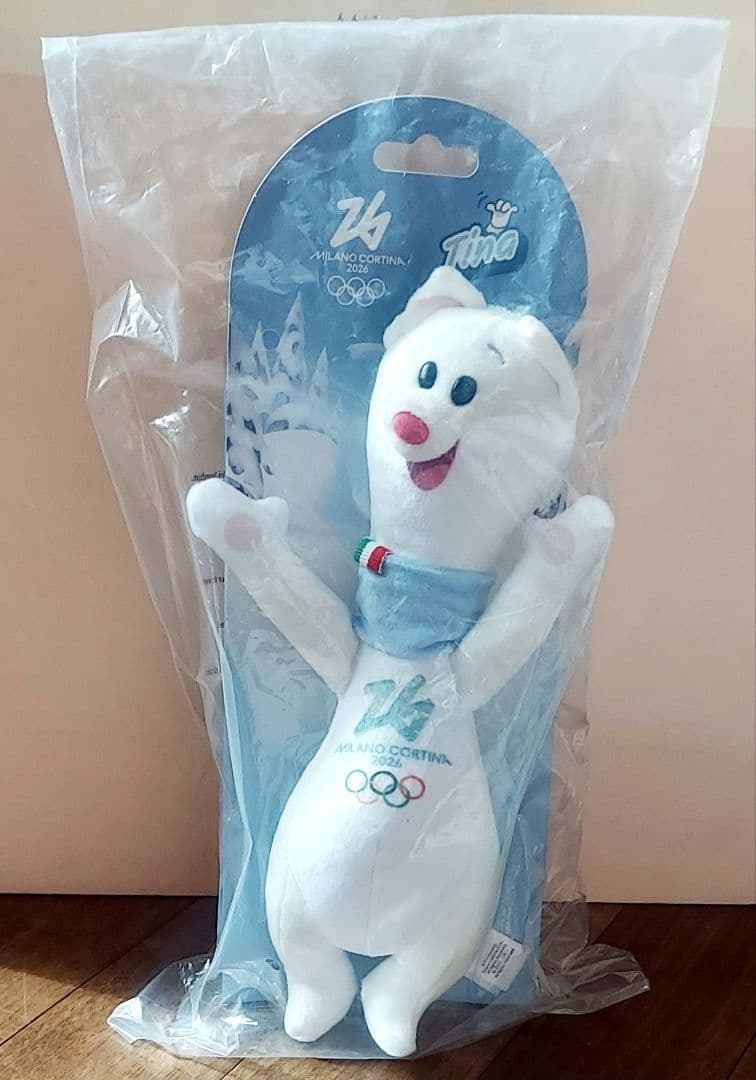 新品 ミラノコルティナ 2026 ティナ ぬいぐるみ 27cm オリンピック