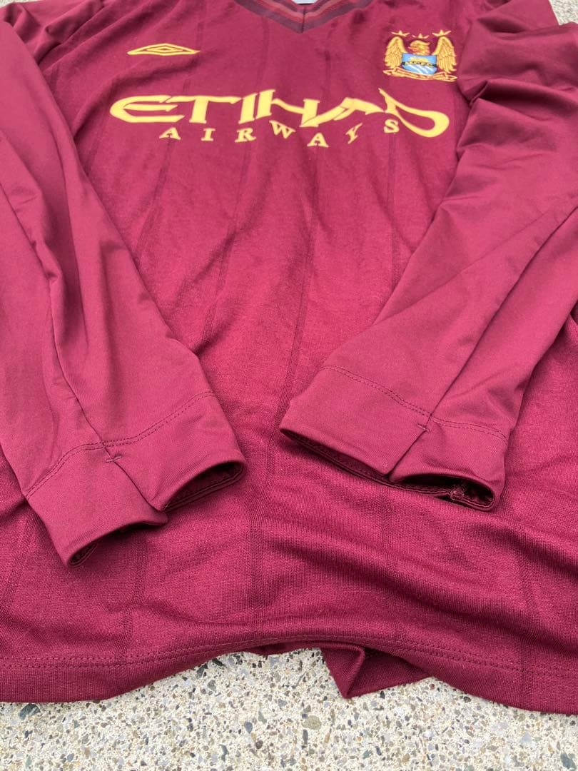 【入手困難】アンブロxマンチェスターシティ アウェイユニフォーム 長袖 XL