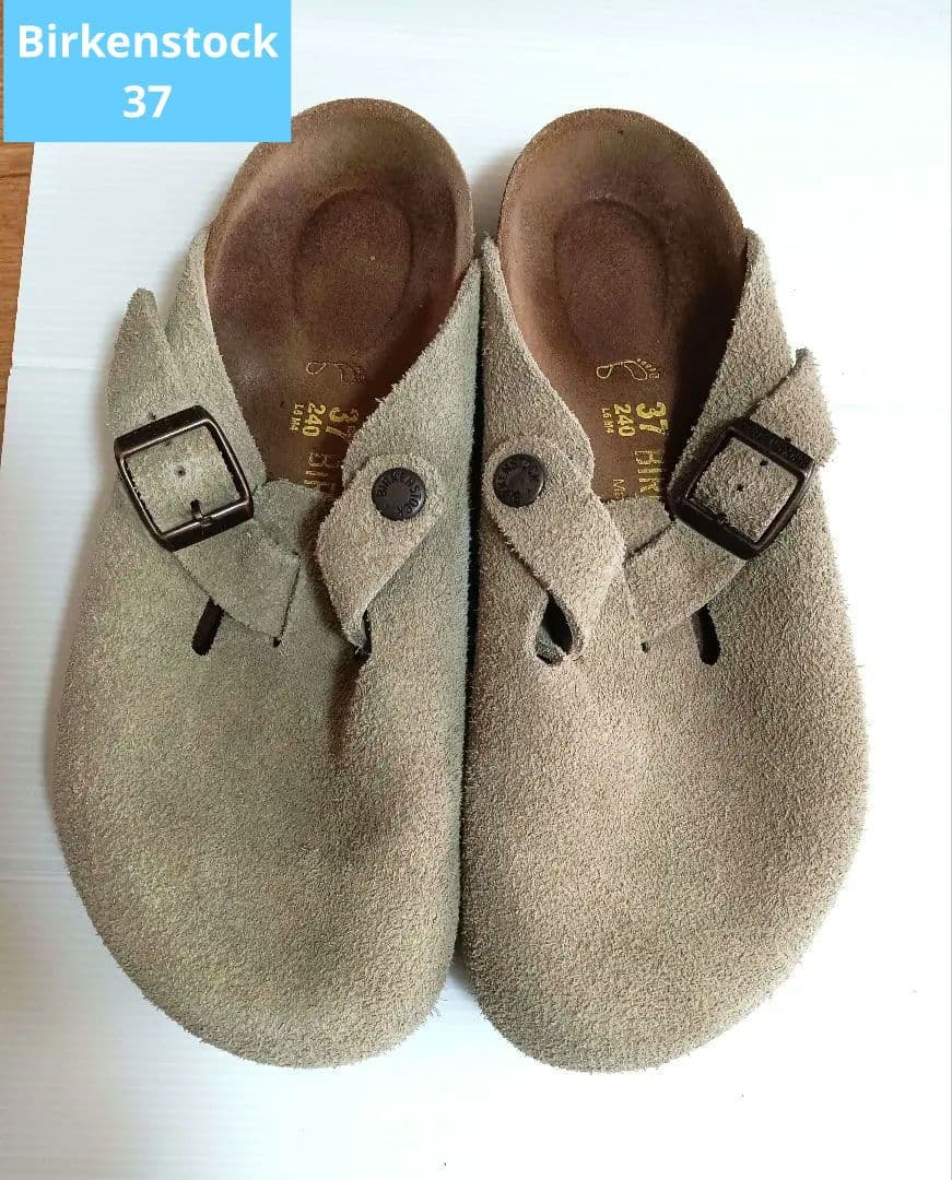 Birkenstock ビルケンシュトック　ボストン　37　スエード
