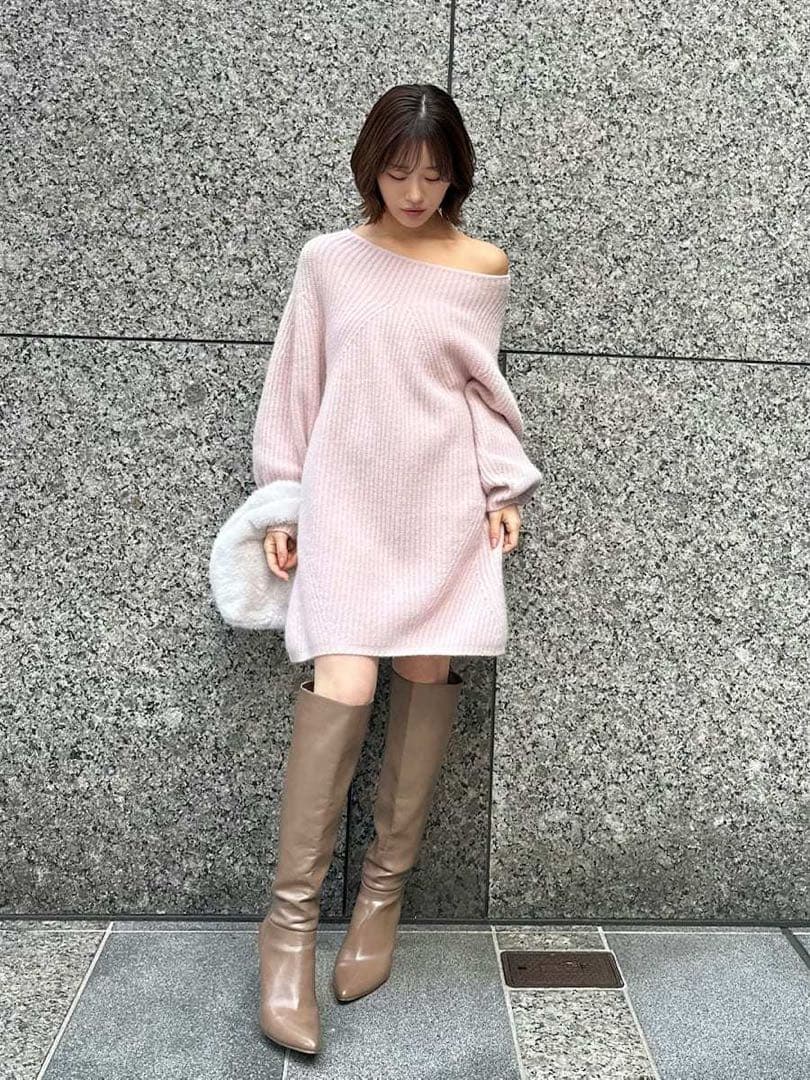 新作新品タグ付き　スナイデル♡ ラクーンミニニットワンピース