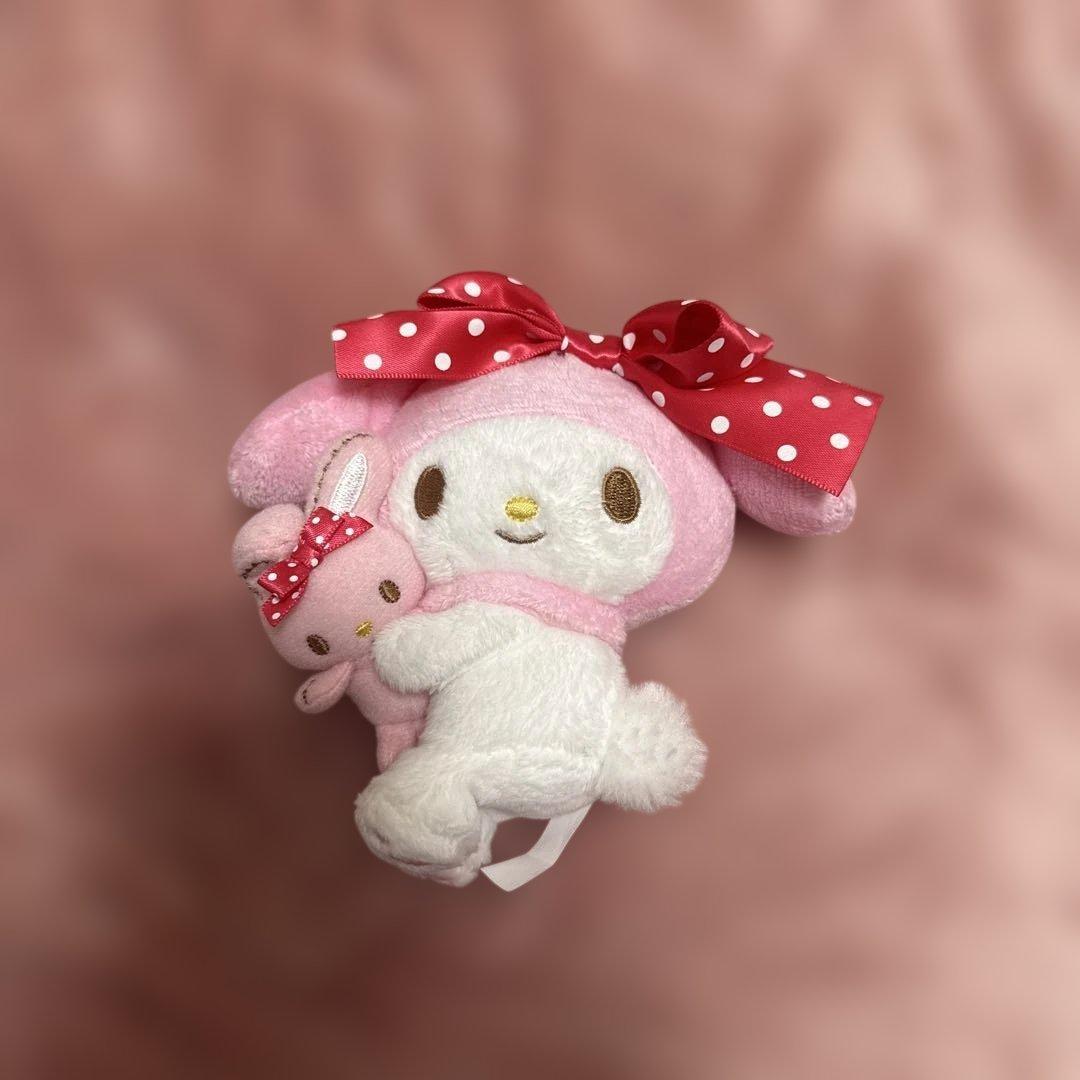 マイメロディ　いちご色のリボンデザインシリーズ　マスコット