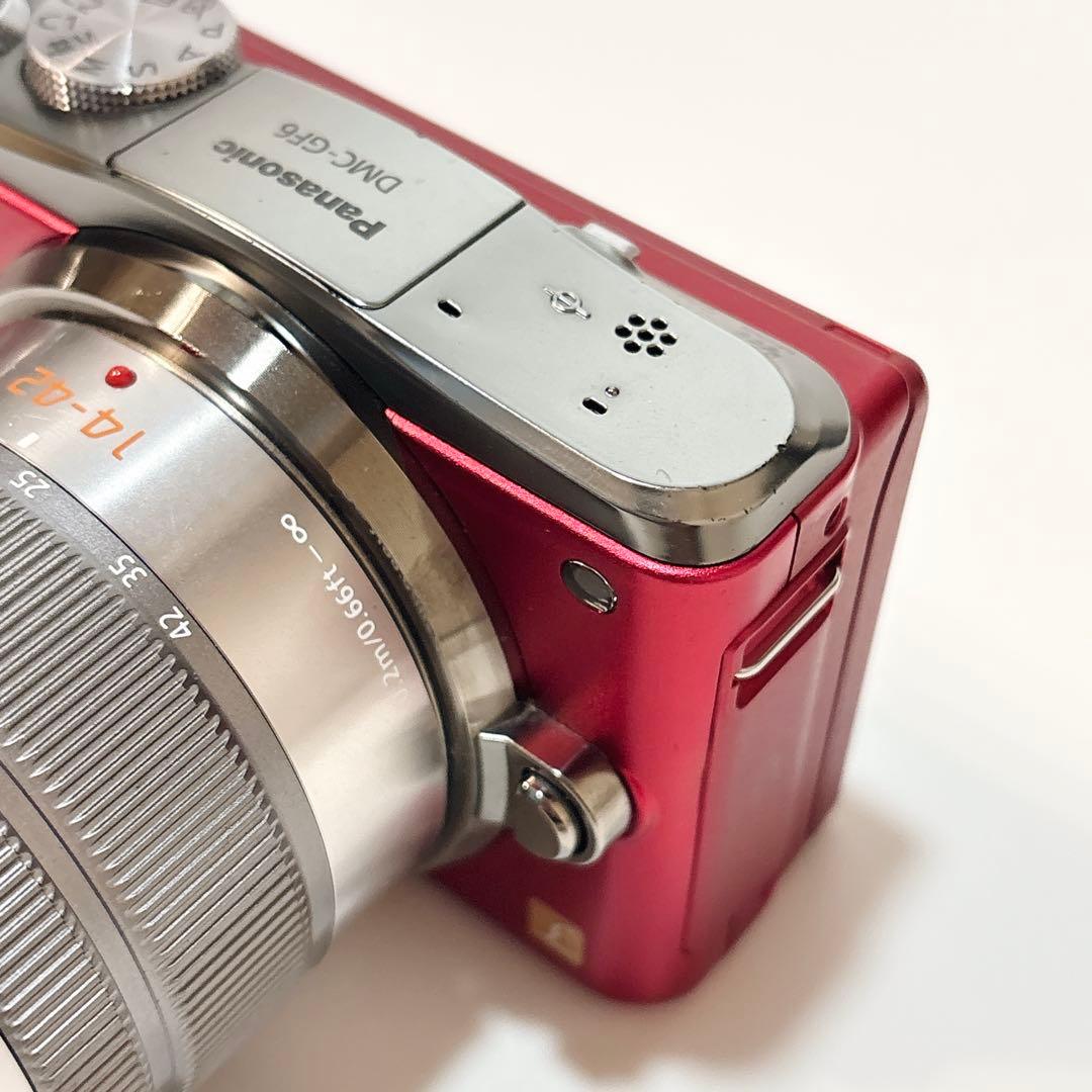 ✨美品✨ パナソニック LUMIXG ミラーレス一眼 DMC-GF6W デジカメ