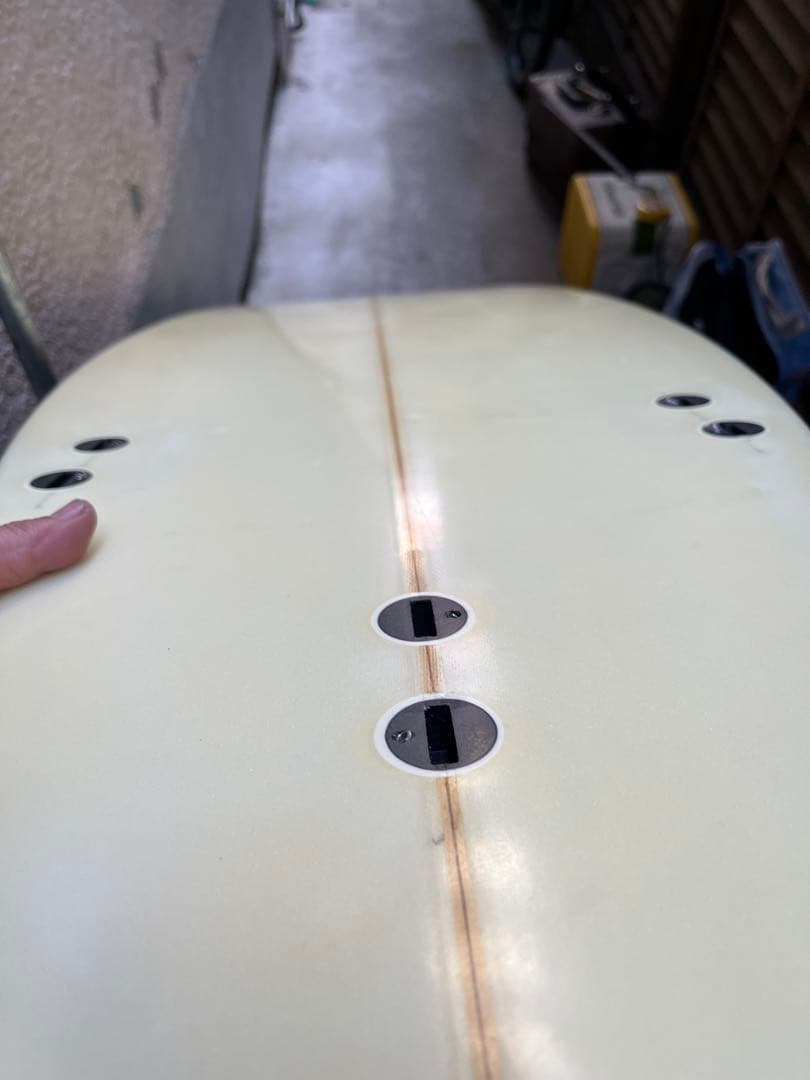 ジョンカーパー6.3Zブランド ショートボード クリーム色