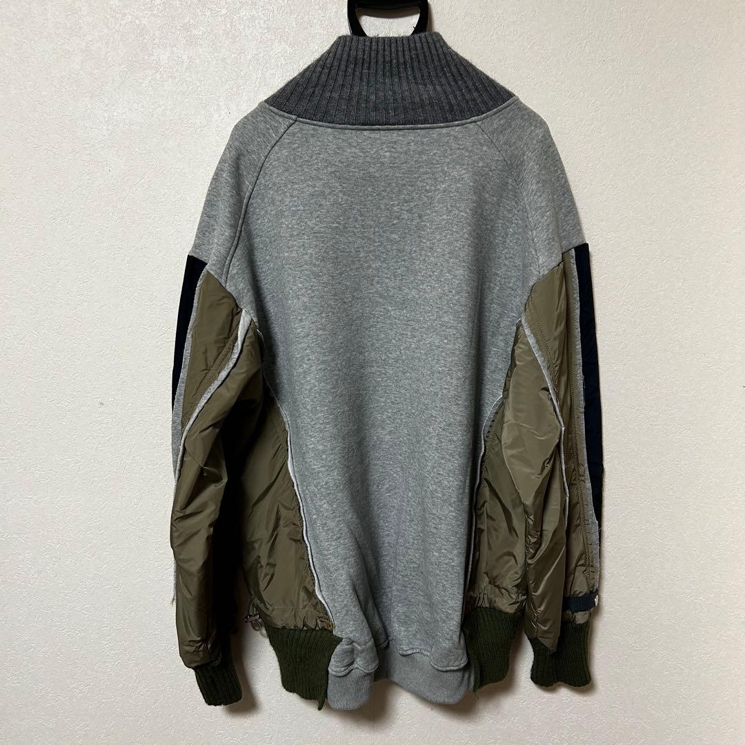 美品 再構築 コンビ ma-1 スウェット