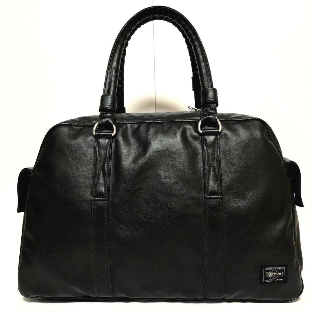 未使用級✨ポーターフリースタイル ボストンバッグ A4可 大容量 黒 吉田カバン