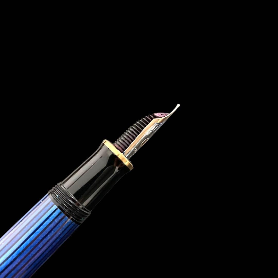 PELIKAN ペリカン スーべレーン M400 14C-585 EF 青縞