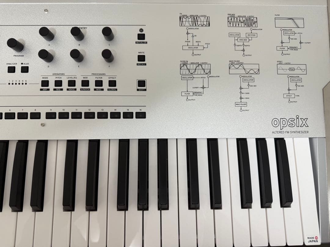 KORG opsix se platinum 限定色シンセサイザー