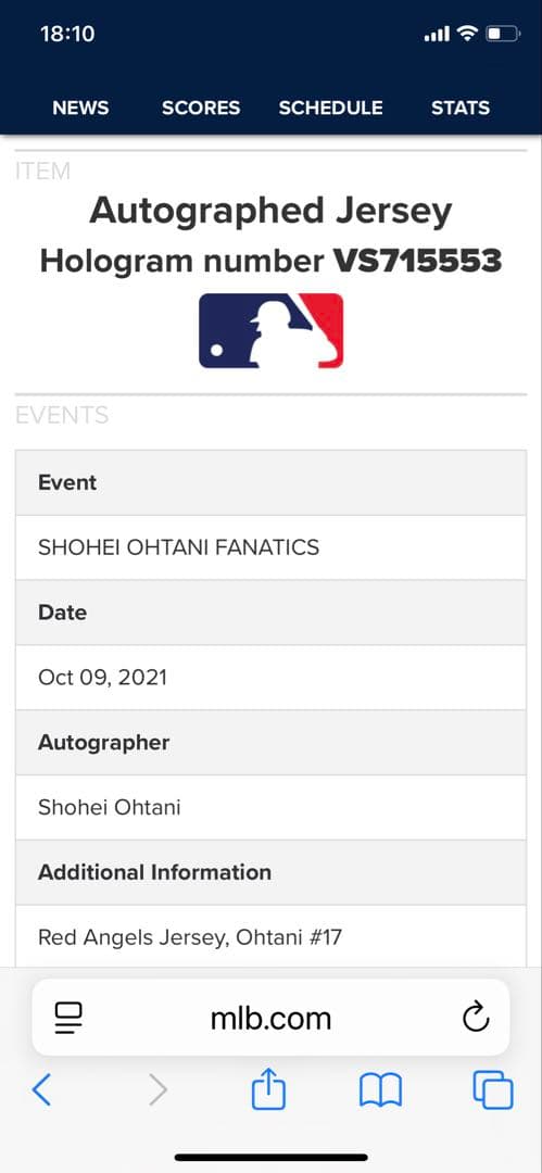 b*5様 【世界17枚限定】大谷翔平 直筆サイン オーセンティックユニフォーム