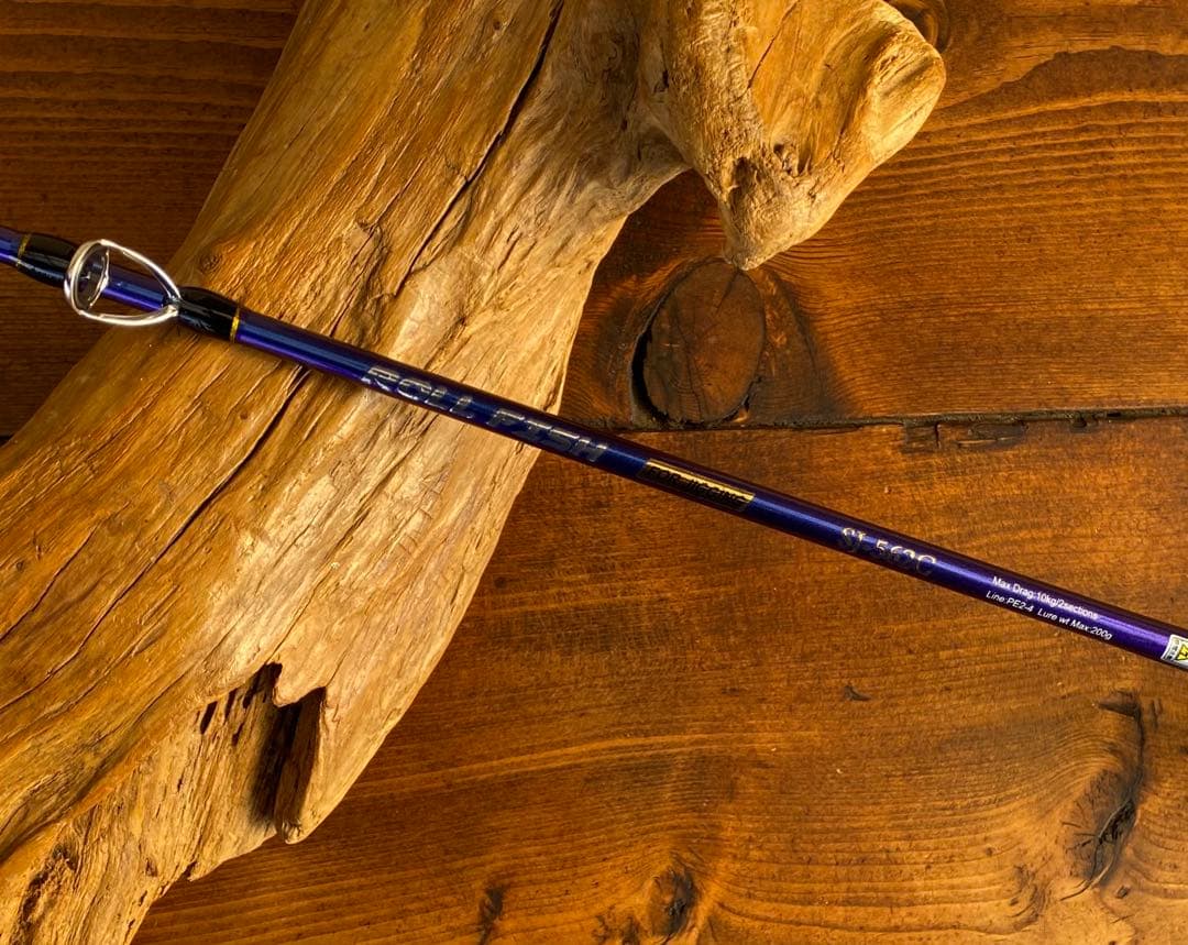 ジギングロッド　C562MH スロージギング　オフショアロッド　ベイトロッド　青