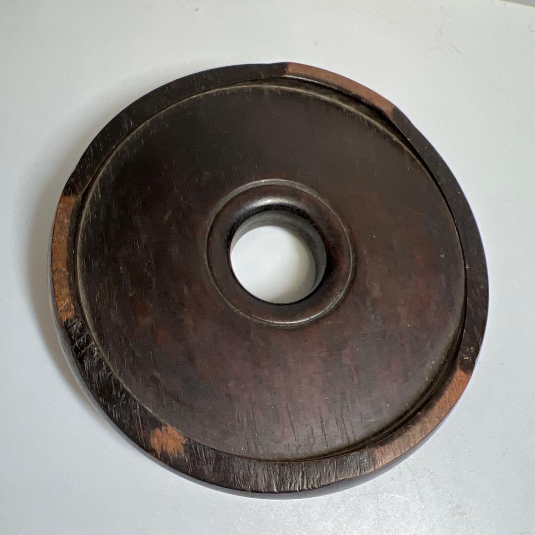 古銅　亀にカニ浮彫花瓶　台込高約17.5㎝/1137g 東Y8-0206☆2F