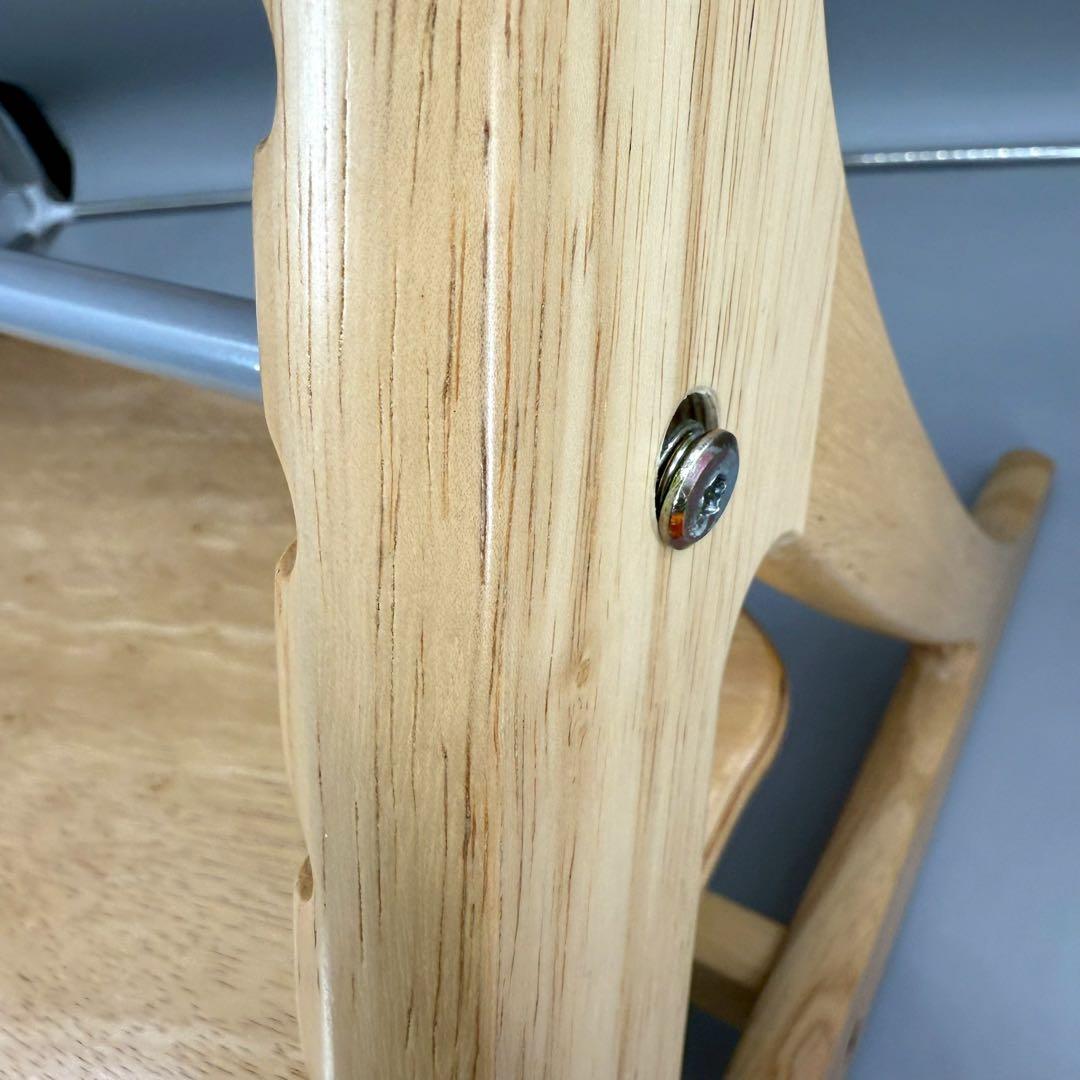 美品！　大和屋 すくすくチェア プラス テーブル＆ガード　ナチュラル