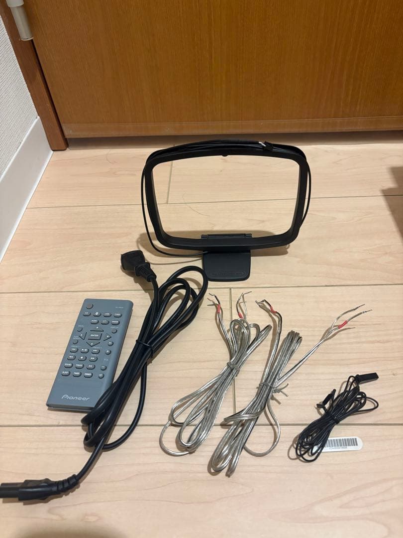 Pioneer X-CM56 ホワイト ミニコンポ リモコン付き パイオニア