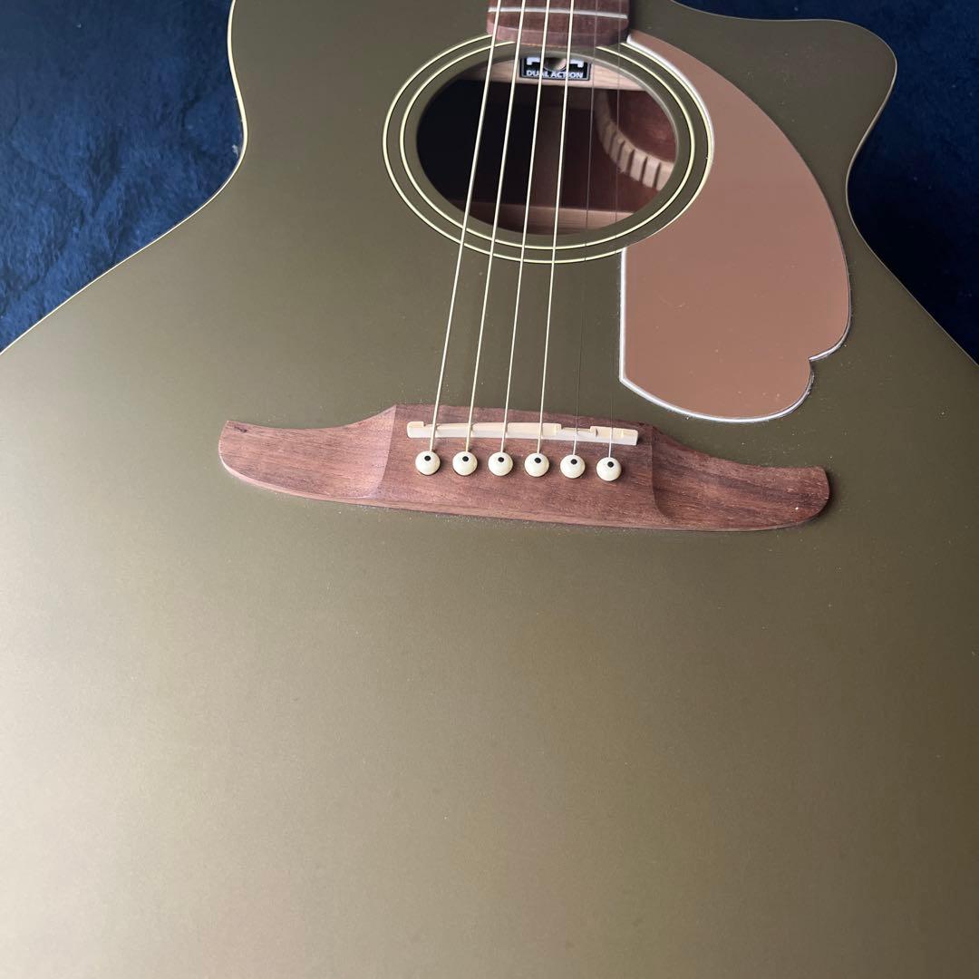 Fender エレアコ オリーブサテン