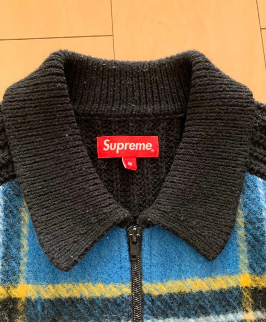 Supreme ゴールデンサイズチェック柄 ニットセーター M