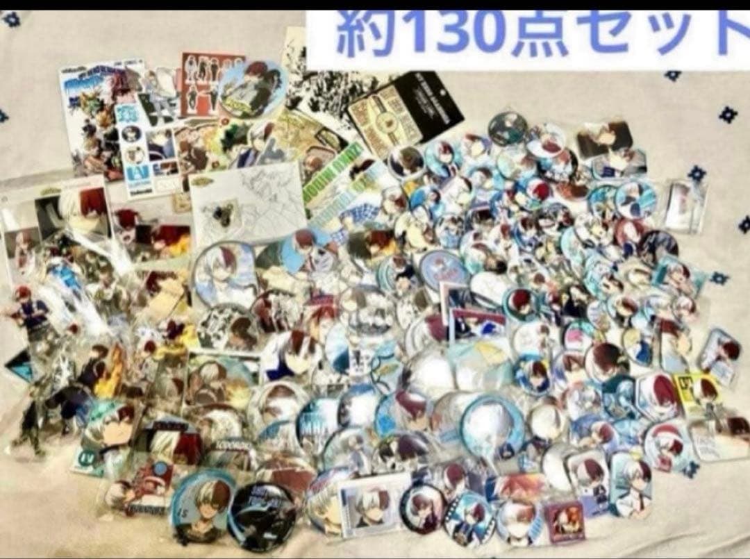 【まとめ売り】僕のヒーローアカデミア ヒロアカ 轟焦凍 缶バッジ ポストカード