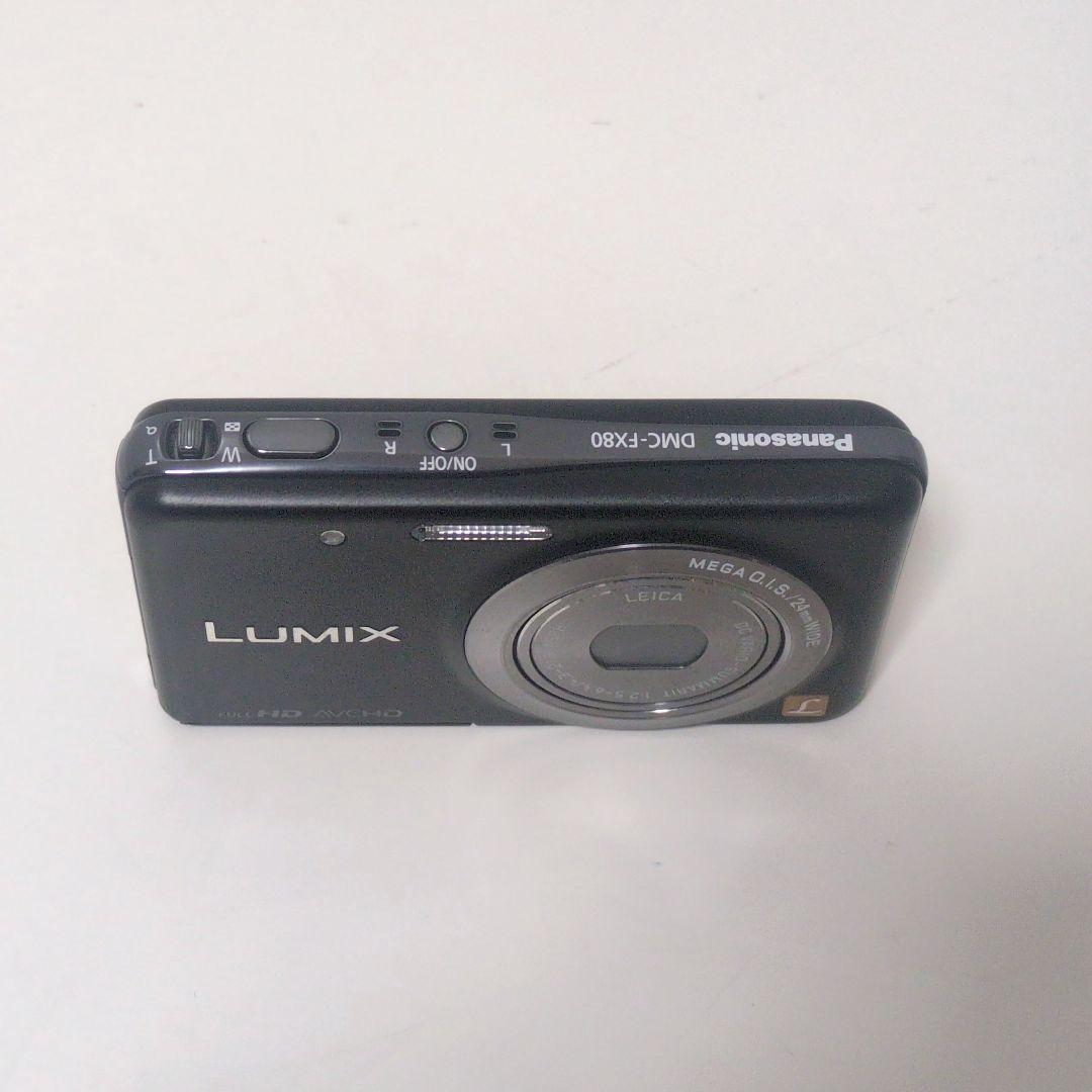 Panasonic 【美品】DMC-FX80 デジタルカメラ ブラック 平成