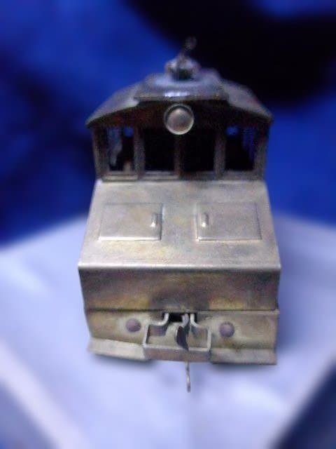 貴重！昔のつぼみ堂模型店のHOゲージの凸型電気機関車。金属製鉄道模型です。﻿