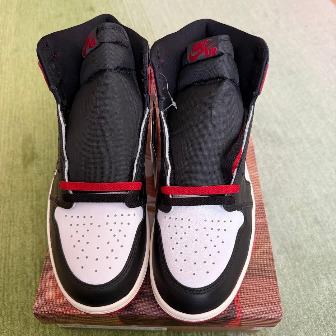 新品未使用 Nike Air Jordan 1 black toe 28cm