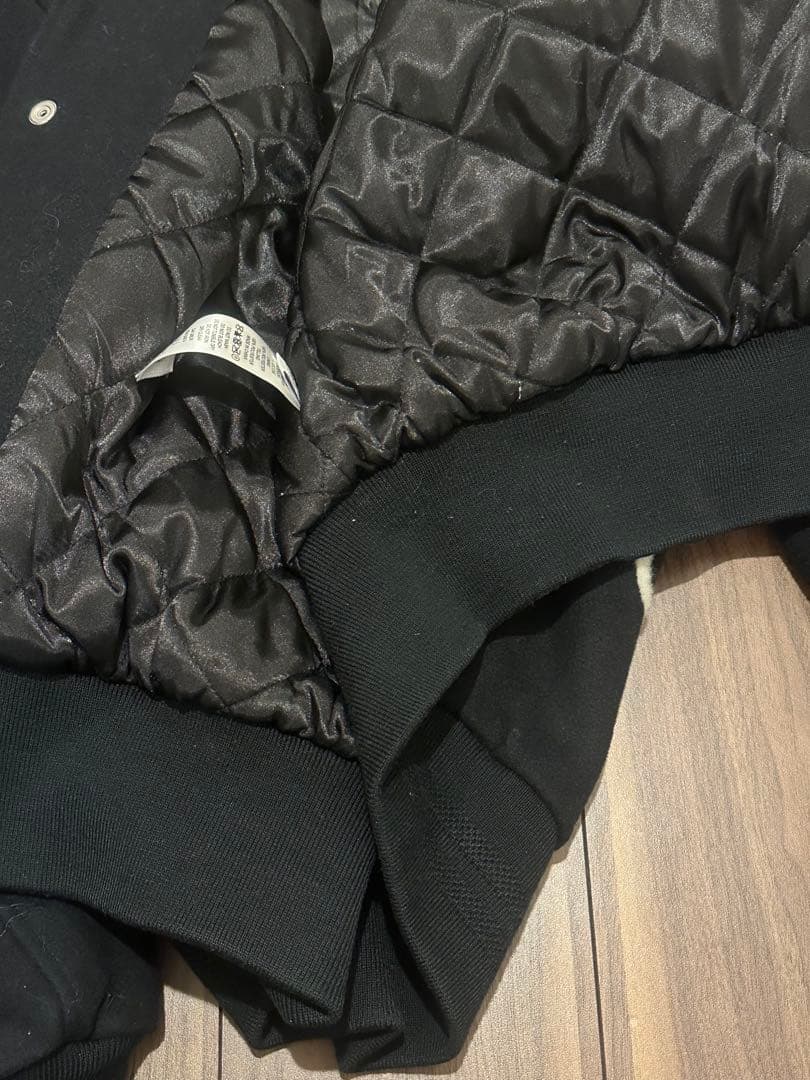 ウェア STUSSY SPORT MELTON VARSITY JACKET