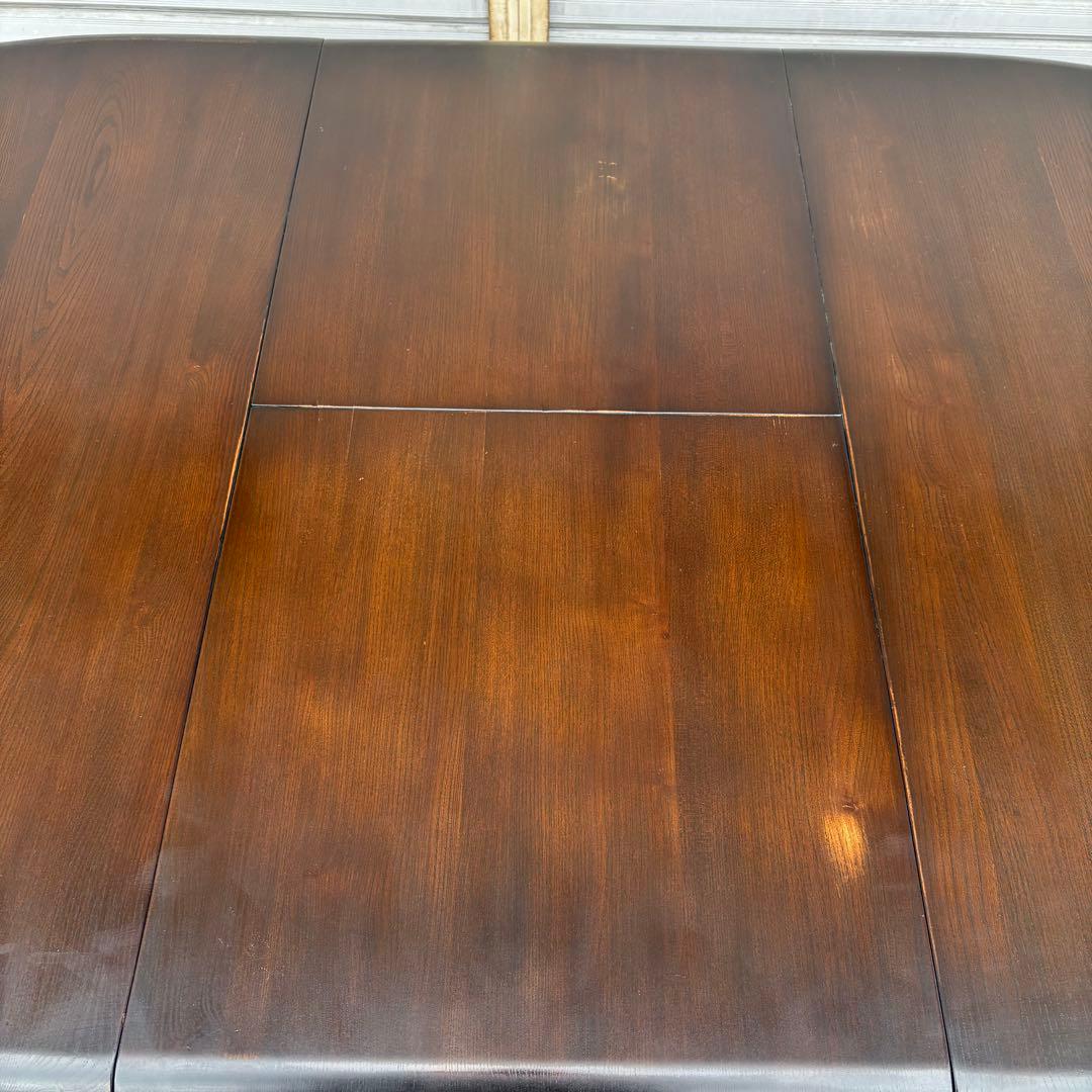 ERCOL エクステンション ダイニングテーブル　オーバル　アーコール　廃番