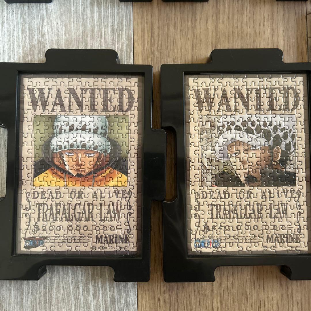 ONE PIECE ミニパズル150ピースの完成品（フレームつき）