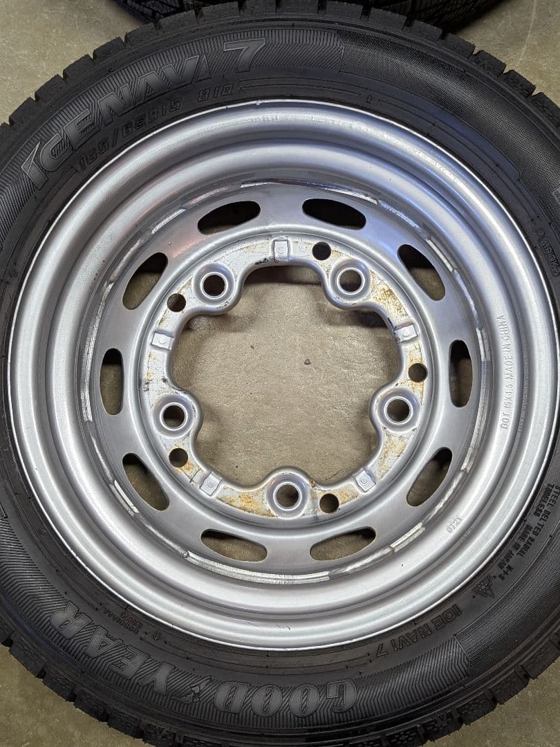 値下げ空冷ビートル 純正タイプホイール スタッドレス 4本 即使用可 使用期間少