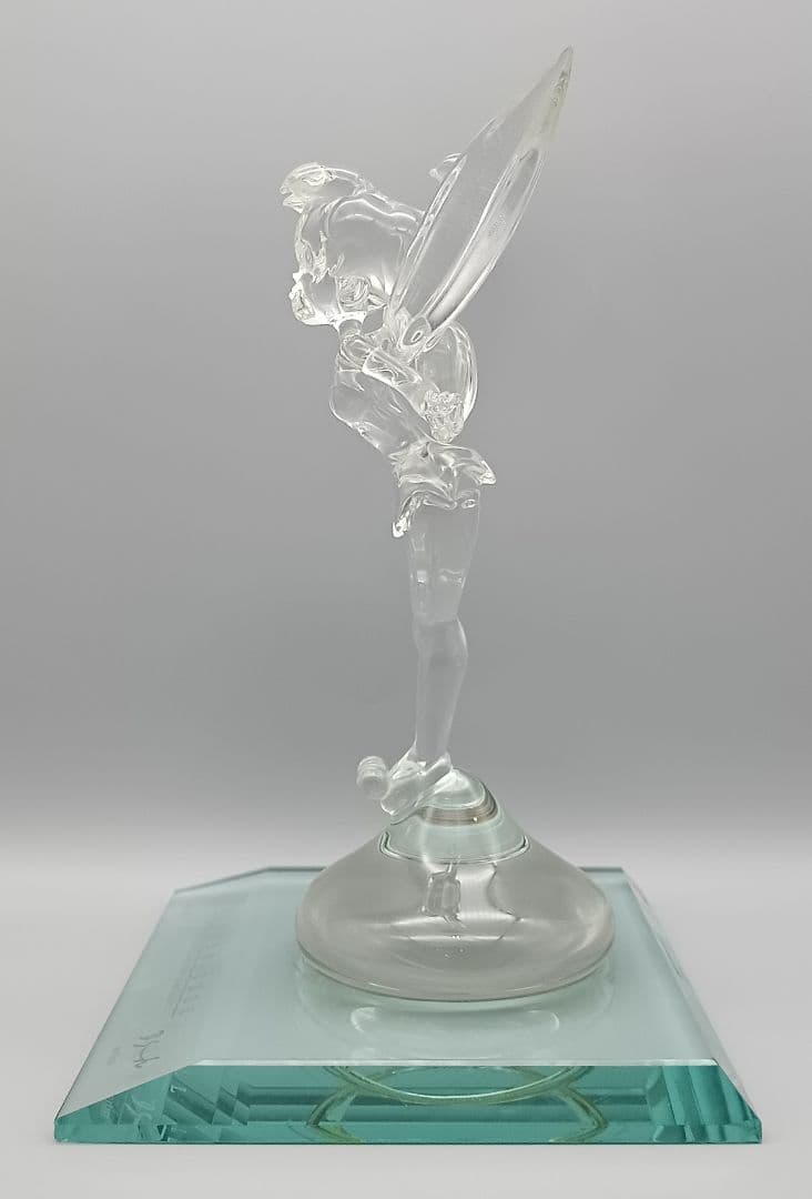 ディズニーランド ティンカーベル オブジェ ガラス シリアルナンバーあり