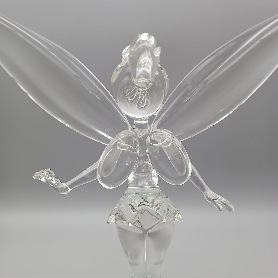 ディズニーランド ティンカーベル オブジェ ガラス シリアルナンバーあり