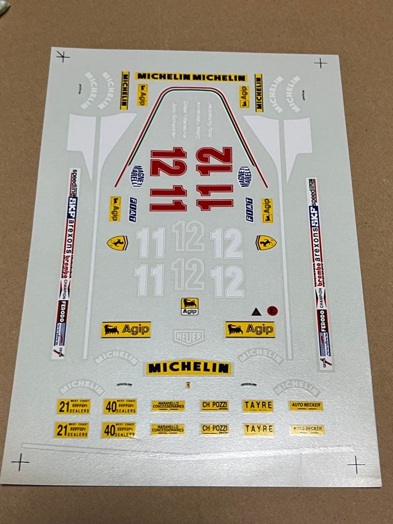 希少フェラーリ312T4 ,ジル・ビルニューヴ,1/24レジンキット