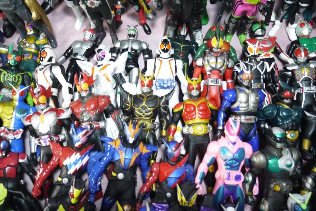 ライダーヒーローシリーズ　ビッグサイズソフビフィギュア　130体セット