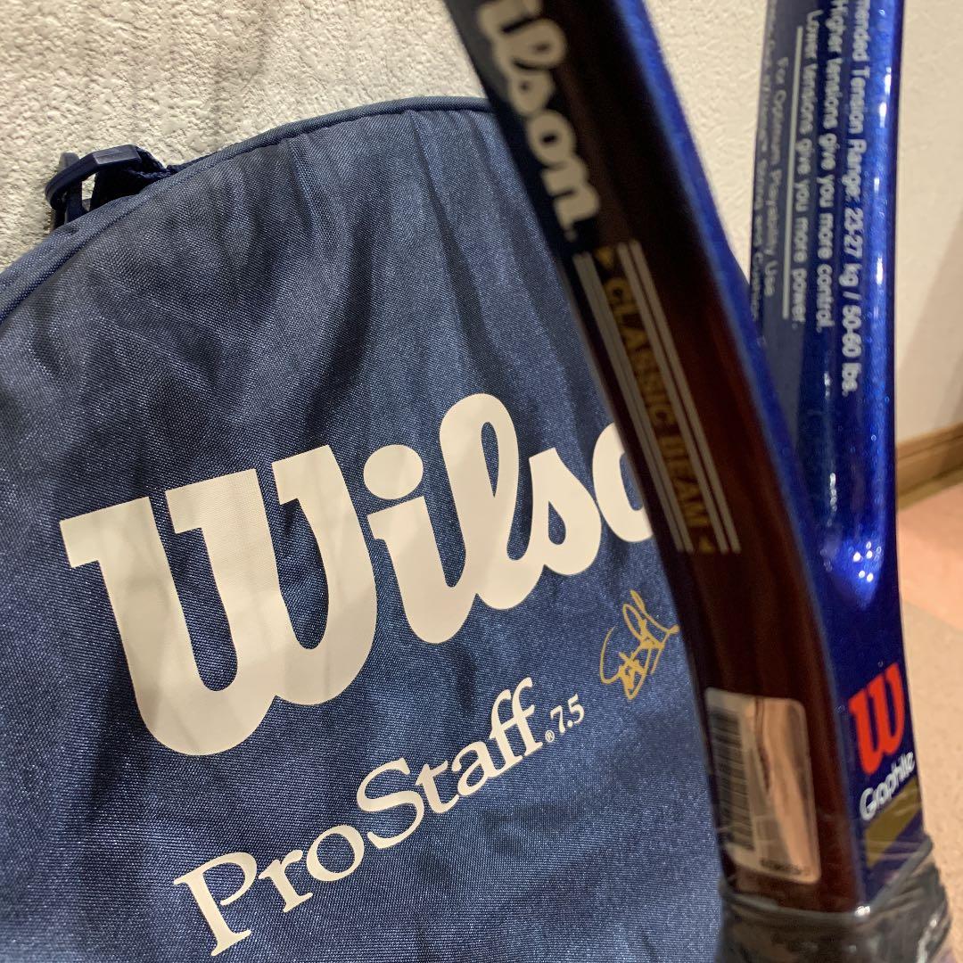 ラケット ウィルソン硬式 プロスタッフ7.5 カバー付 ★最安値