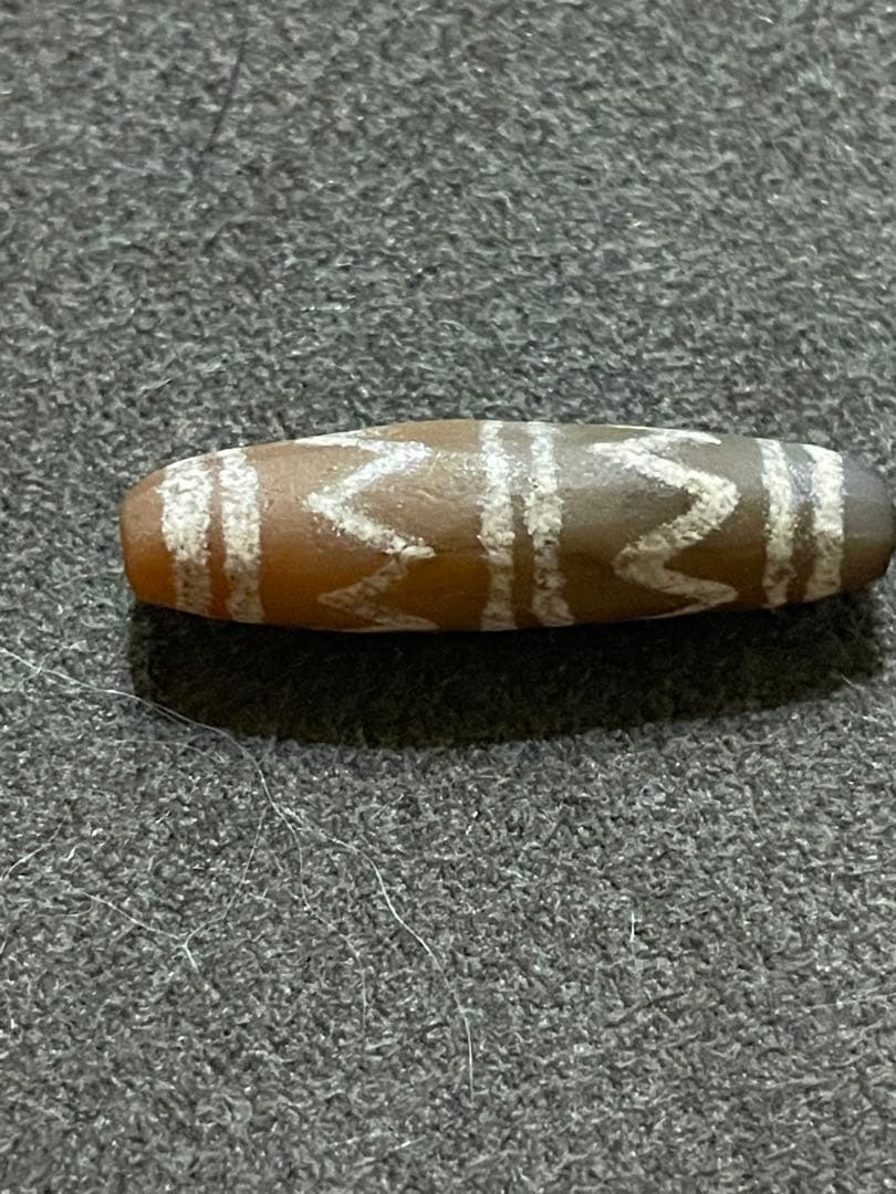 古代エッチドカーネリアン　天珠