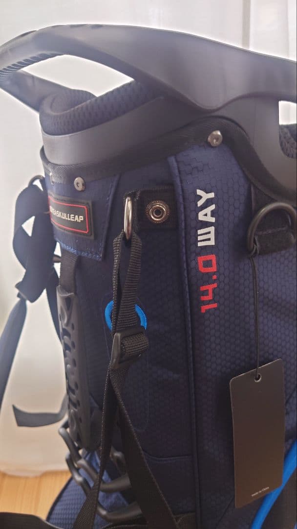 BOYEASKULLEAウルトラライトネイビーキャディバッグ新品未使用品