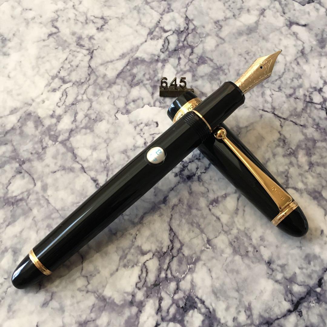 #645 オーバーホール済み 万年筆 パイロットCUSTOM 743 14k