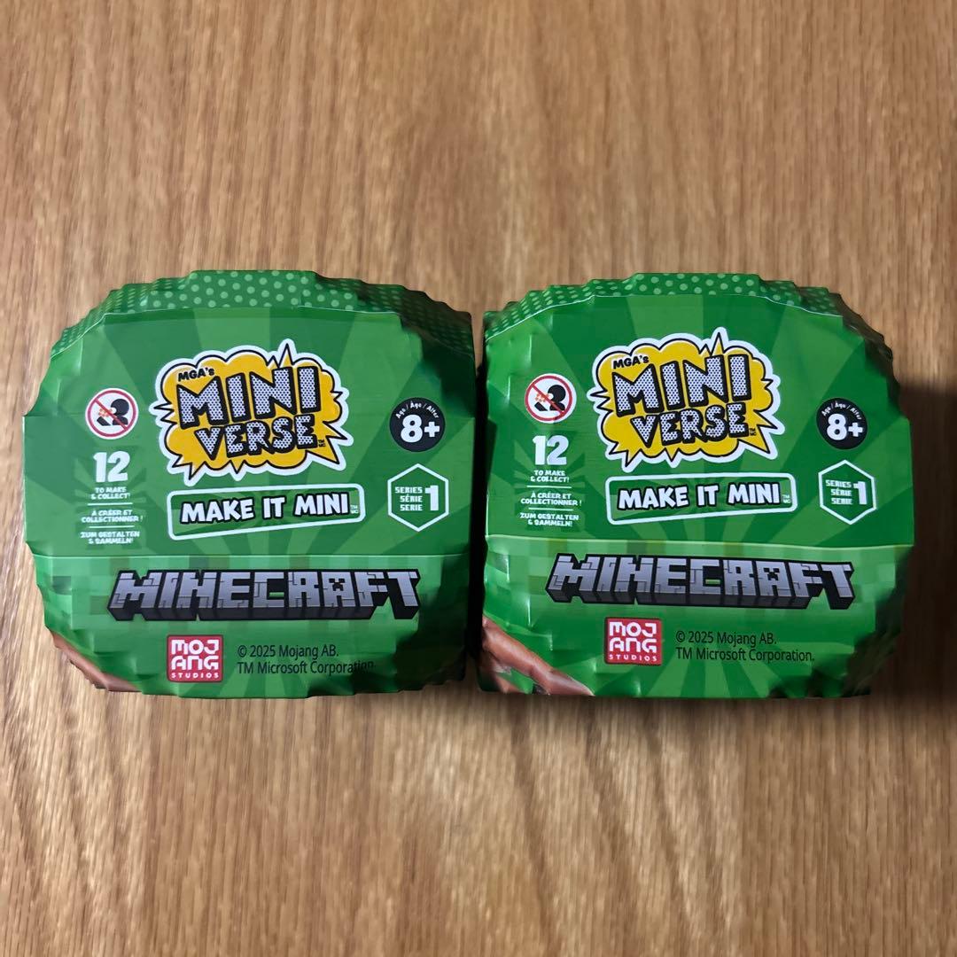 【即日発送可】ミニバース　メイクイット　ミニ　マインクラフト 2個