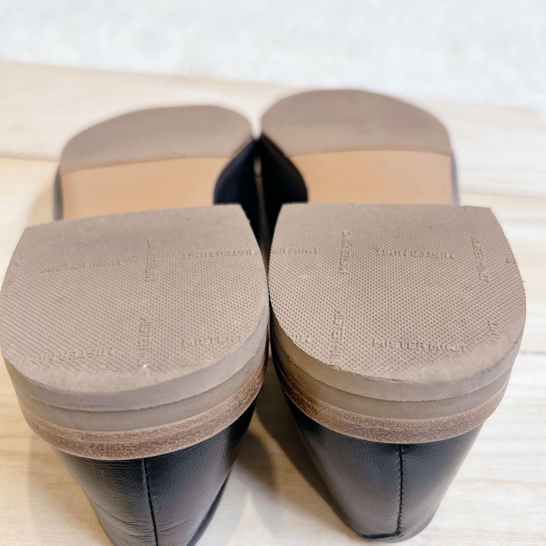 GALERIE VIE LAUREL ギャルリーヴィー スリッポン 本革ブラック