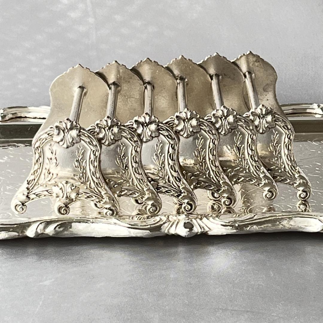 【仏蘭西】 ルイ16世様式 ナイフレスト / カトラリーレスト 6個組